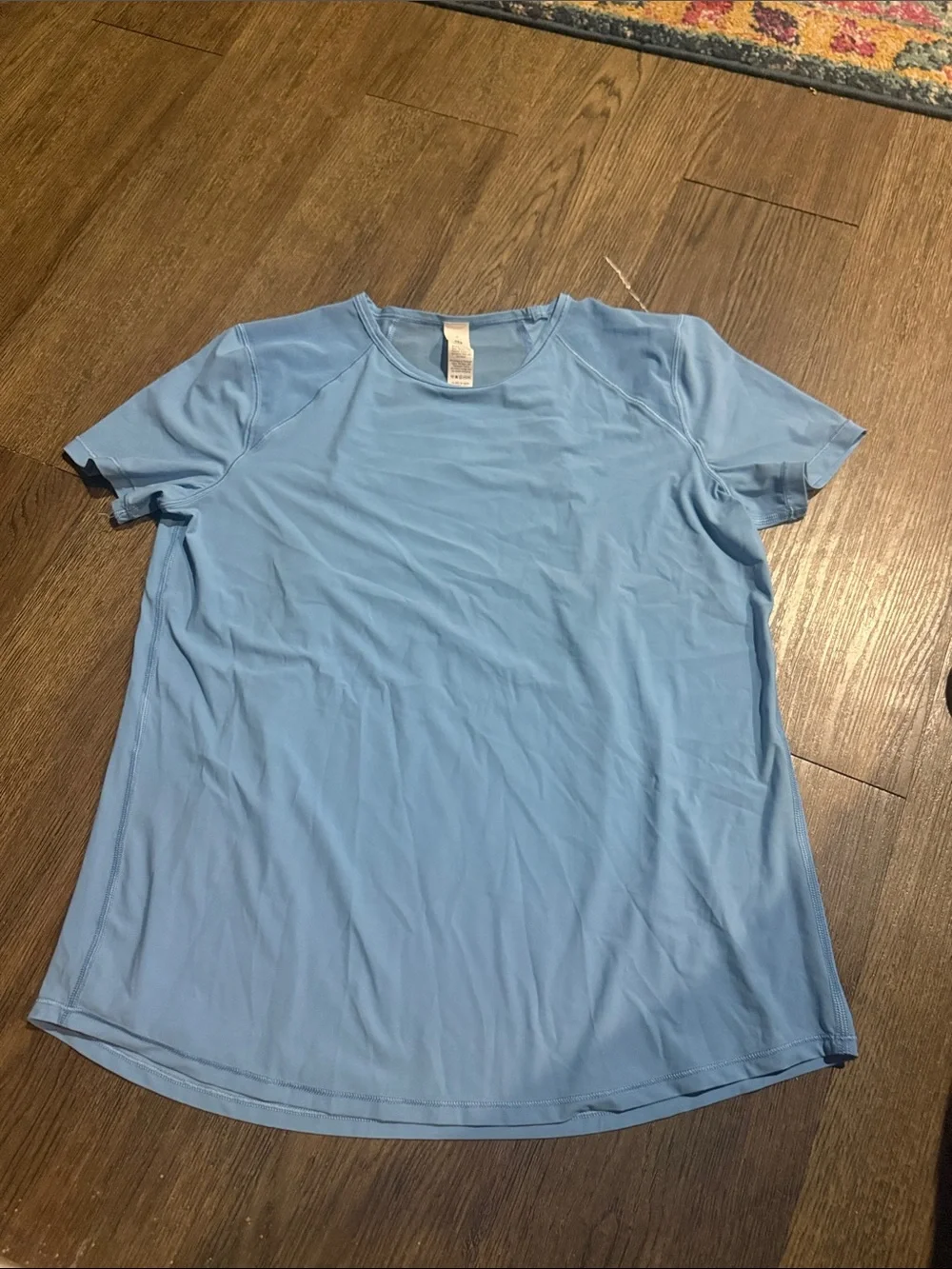 lululemon athletica Light Blue Short-Sleeve Women's Athletic Tee
